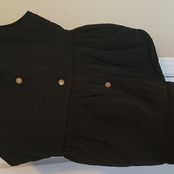 Black lightly filled puffer jacket vest - Picture 5 of 9